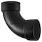 Charlotte Pipe And Foundry Charlotte Pipe 1-1/2 in. Hub X 1-1/2 in. D Hub ABS 90 Degree Elbow ABS003040600 - alternate 1